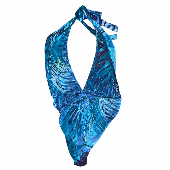 NWT JLUXLABEL Turquoise Dreams Halter & Duster Set - Picture 3 of 16